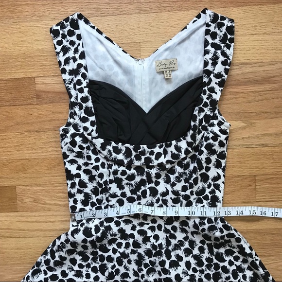 Lindy Bop Ophelia dress leopard pinup rockabilly - Picture 5 of 7